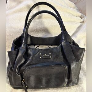 Kate Spade Black Leather Shoulder Bag